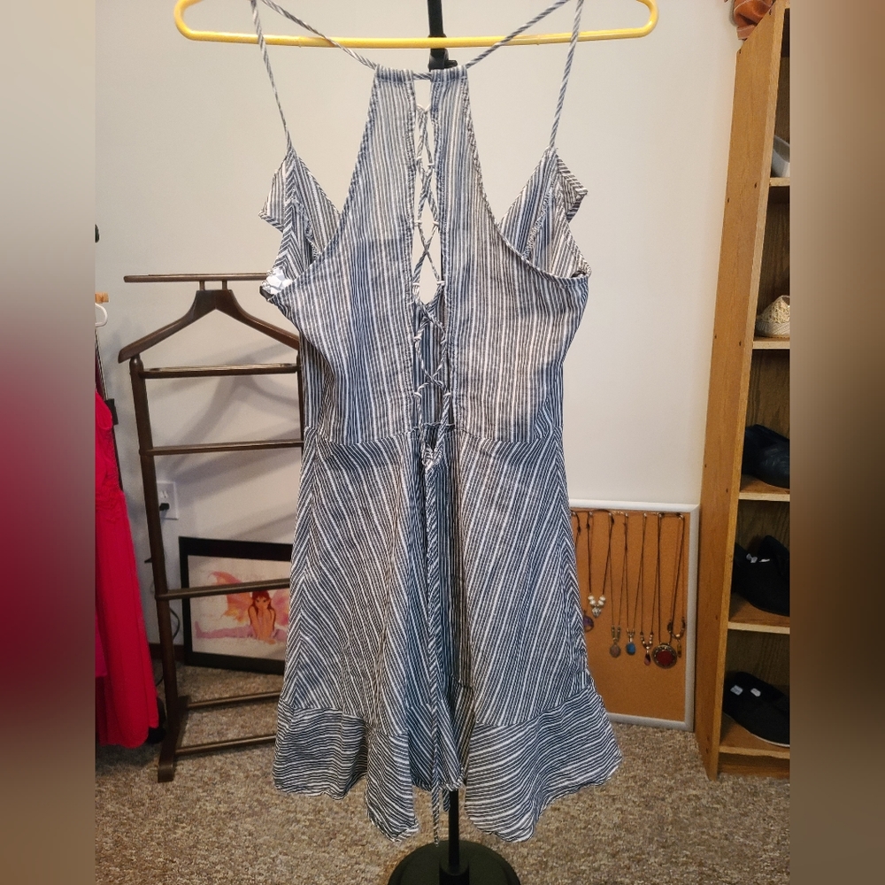 🩴Pretty Frilly Casual Summer Dress - Picture 6 of 7